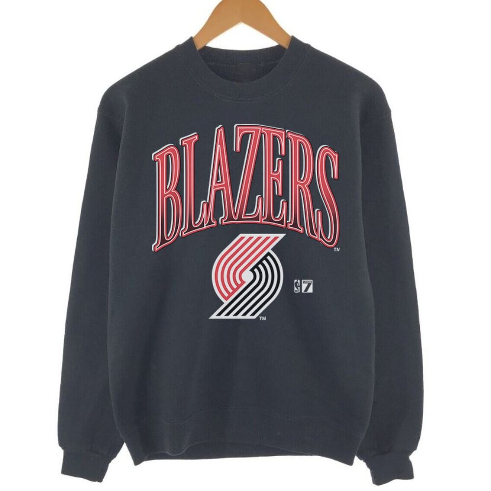 Vintage Portland Trail Blazers Logo Basketball Sweatshirt, Retro NBA Shirt Tee